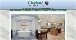 Desktop Screenshot of claylandtile.com